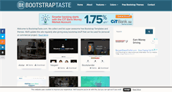 Desktop Screenshot of bootstraptaste.com